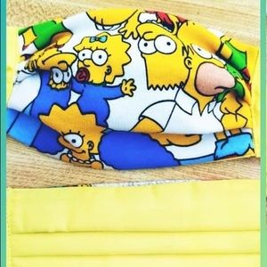 (The Simpson’s) face mask handmade